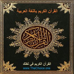 القرآن الكريم باللغة العربية فقط